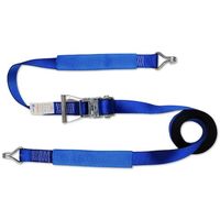 ラッシングベルト 50mm幅 ラチェットバックル Jフック(ナローフック) 固定 0.5m 調整 7m HXB50-0.5-R7H（直送品）