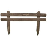 加藤伝蔵商店 伝蔵 DB丸太フェンス W90×H50cm G068 1セット(6個) 429-0644（直送品）