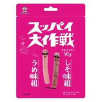 岩塚製菓 旺旺ジャパンスッパイ大作戦うめ味&しそ味 70gx10 4560160773627 1セット(10個)（直送品）