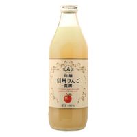 アルプス 混濁 りんご天然果汁 瓶 1L×12 4906251038303 1セット(12個)（直送品）