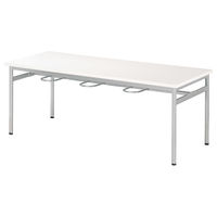 【軒先渡し】ニシキ工業 RHM 食堂テーブル 幅1800×奥行750×高さ700mm オフホワイト ARHM-S1875A-OW 1台（直送品）