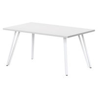 【軒先渡し】ニシキ工業 VTT ミーティングテーブル 幅1200×奥行800×高さ720mm ホワイト AVTT-H1280K-OW 1台（直送品）