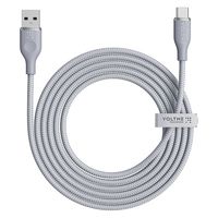 VOLTME ナイロン 充電ケーブル USB-A&USB-C 60W 1.8m C2157 1点