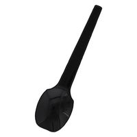 シモジマ カトラリー ヘイコープラスプーン 10cm 黒 バラ 100本入/袋 4901755666793 1袋