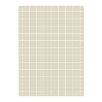 共栄プラスチック 下敷 しっかりシタ字キ B5 方眼/無地リバーシブル コーヒー牛乳 SHS-B5-05 1枚
