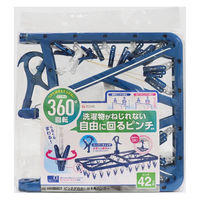 東和産業 LSTピンチが自由に回る角ハンガー42P 4901983248518 1個