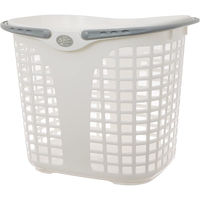 サンコープラスチック ブライトバスケット ランドリーホワイト