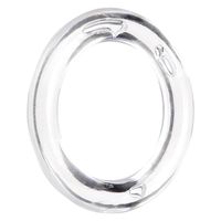 島村 プラスチックリング 21mm 透明 SSH-PR21 1袋(100個)