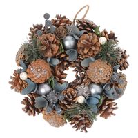 【LAKOLE/ラコレ】 ドライリース（23cm） ブルー