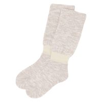 あたたかソックス 23～25cm ホワイト LAKOLE/ラコレ