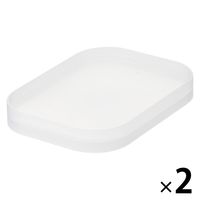 無印良品 ポリプロピレンメイクボックス用フタ S 約117×157×20mm 1セット（1個×2） 良品計画