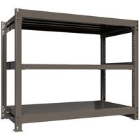 ICHIMAI 重量ボルトレスラック 段荷重1000Kg H1200×W1500×D750 天地3段 単体グレー TH1000-457T3（直送品）