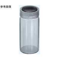 サンプル管 P型(本体ガラス)茶褐色 20mL キャップNo.P4 φ27×H55mm 1ケース(50本入) 551-20B（直送品）