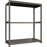 ICHIMAI 重量ボルトレスラック 段荷重1000Kg H2100×W1800×D750 天地3段 単体グレー TH1000-767T3（直送品）