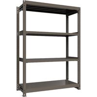 ICHIMAI 重量ボルトレスラック 段荷重1000Kg H2100×W1500×D600 天地4段 単体グレー TH1000-756T4（直送品）