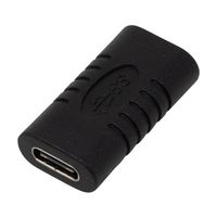 アイネックス USB3.2Gen2 TypeーC中継アダプタ CメスーCメス U32CC-FFAD 1個 67-9342-54（直送品）