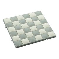 アネスティ 珪藻土 ジョイント式バスマット用 継足しバスマット グレー 64-4206-08 1個（直送品）