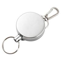 Trimate カラビナ・クリップ付き伸縮ストラップ ワイヤータイプ TR-STP007 1個 67-4920-92（直送品）