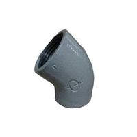 リケン コマコート 45°エルボ RCF-45L_20A 1個 64-3298-66（直送品）