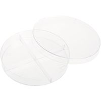 CELLTREAT 100×15mm ペトリ皿 4分割 滅菌済 500個入 229684 1個 68-0311-91（直送品）