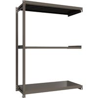 ICHIMAI 重量ボルトレスラック 段荷重1000Kg H2400×W1800×D750 天地3段 連結グレー TH1000-867R3（直送品）