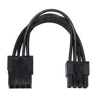 アイネックス EPS12V用電源延長ケーブル 10cm ブラック PX-013A 1個 67-9258-59（直送品）