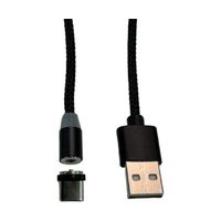Trimate マグネット式充電用USBケーブル USB TypeAーUSB TypeーCヘッド端子 1m TR-MA002-10C 1個（直送品）