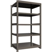 ICHIMAI 重量ボルトレスラック 段荷重1000Kg H2100×W1200×D900 天地5段 単体グレー TH1000-749T5（直送品）