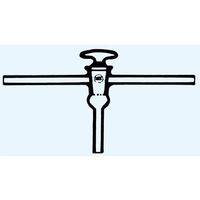 日本理化学器械 高真空コック T 形 枝管外径φ12mm HVT-12 1個 65-8677-59（直送品）