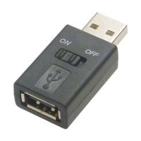 アイネックス USB電源スイッチアダプタ ADV-111B 1個 67-9238-35（直送品）