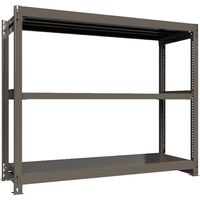 ICHIMAI 重量ボルトレスラック 段荷重1000Kg H1500×W1800×D600 天地3段 単体グレー TH1000-566T3（直送品）