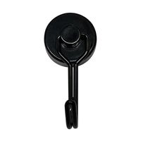 Trimate マグネットフック ブラック(自在回転) TR-MGF001-20BK 1個 67-4919-54（直送品）