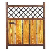 加藤伝蔵商店 伝蔵 庭木戸 w75×h90 G096 1セット(5枚) 428-9071（直送品）