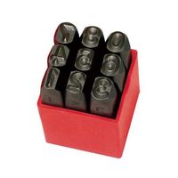 ジーネット 数字刻印セット GSK-80 1個 64-3265-66（直送品）