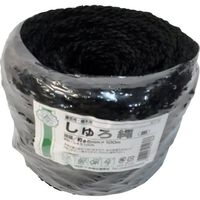 加藤伝蔵商店 伝蔵 棕櫚縄 100m黒6mm K116 1セット(20個) 428-9108（直送品）