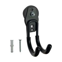 Trimate 工具用フック マグネット式(コンクリートスリーブ・取付けネジ付属)ブラック U字 TR-MGF006U-BK 1個（直送品）