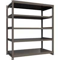 ICHIMAI 重量ボルトレスラック 段荷重1000Kg H2100×W1800×D900 天地5段 単体グレー TH1000-769T5（直送品）