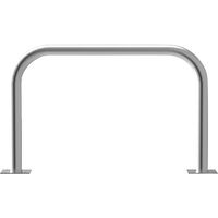 カネソウ 車止め アーチ型 ステンレス製 後付タイプ Yシリーズ YA6L10-A 1本 324-0312（直送品）