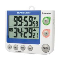 Fisherbrand(TM) Traceable(TM) LEDビッグディジットデュアルチャンネルタイマー 06-664-252 1個（直送品）