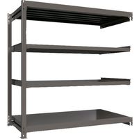 ICHIMAI 重量ボルトレスラック 段荷重1000Kg H1800×W1800×D900 天地4段 連結グレー TH1000-669R4（直送品）