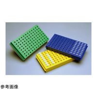 サーモフィッシャーサイエンティフィック リバーシブルマイクロチューブラック(フタ付き) 蛍光オレンジ 8670 1個 65-5644-12（直送品）