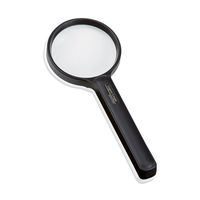 池田レンズ工業 レジェールルーペ ツートンカラー 2倍・4倍(小レンズ)100mm H-280 1個 65-8739-81（直送品）