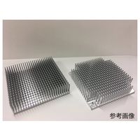 LSI用押出材切削ヒートシンク 25×100×100mm 穴加工 ASK25100YS(100SQ100H25アナカコウ) 1個（直送品）