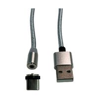 Trimate マグネット式充電用USBケーブル USB TypeAーUSB TypeーCヘッド端子 2m TR-MA002-20C 1個（直送品）