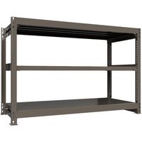 ICHIMAI 重量ボルトレスラック 段荷重1000Kg H1200×W1800×D750 天地3段 単体グレー TH1000-467T3（直送品）