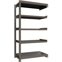 ICHIMAI 重量ボルトレスラック 段荷重1000Kg H2100×W1200×D600 天地5段 連結グレー TH1000-746R5（直送品）