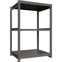ICHIMAI 重量ボルトレスラック 段荷重1000Kg H1800×W1200×D900 天地3段 単体グレー TH1000-649T3（直送品）