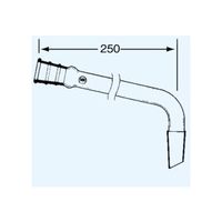 日本理化学器械 分留用曲管 TS上部15 TS下部19 064-1519 1個 65-8673-99（直送品）
