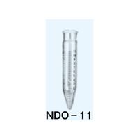 日本理化学器械 遠心管 白・円錐型 最小目盛0.2mL 11mL TS15・径19×全高105mm NDO-11 1個 65-8671-38（直送品）