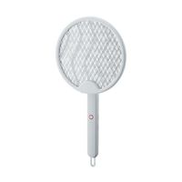 Trimate 折りたたみ式電撃殺虫ラケット USB充電タイプ ワイト TR-JSR001-WH 1個 67-4918-80（直送品）